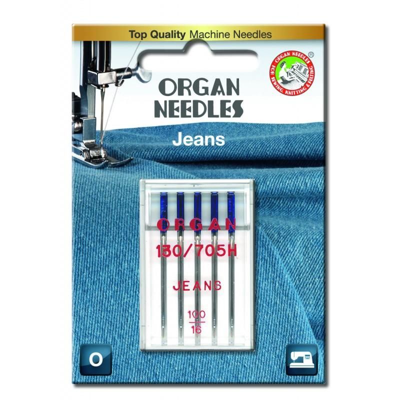 Organ Jeansnål #100 5pk