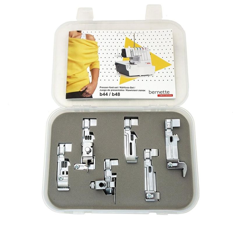 Bernina Bernette Trykkfotsett B44/B48 (Overlock/Coverstitch)