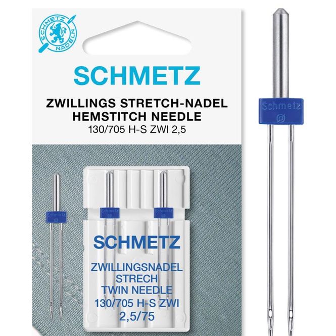 Hovedbilde Schmetz Tvillingnål Stretch 2,5mm #75 2pk