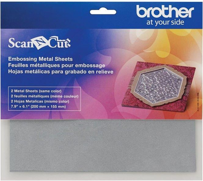 Hovedbilde Brother Embossing Silver Metal Sheets CAEBSSMS1