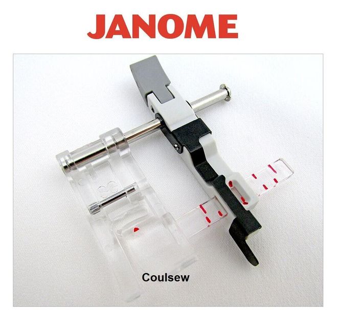 Hovedbilde Janome/Elna Trykkfot Kantguide justerbar fot