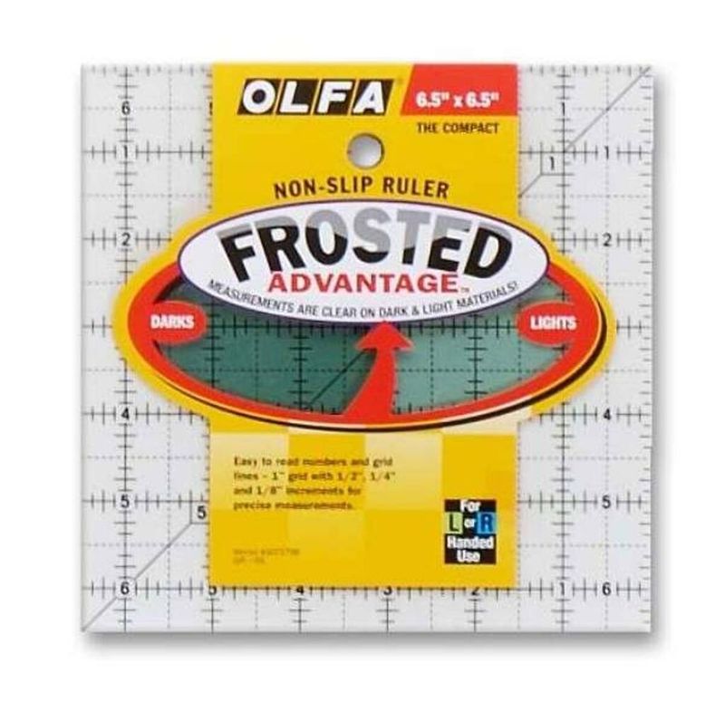OLFA Frostad Acryl Q-linjal 6,5x6,5''