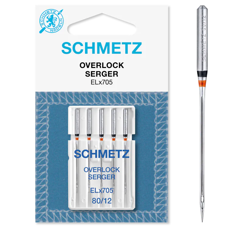 Schmetz Elx705 80/12 5pk (Overlock/Coverstitch)