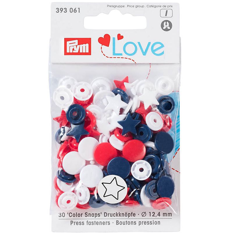 Prym Love Color Snaps 12,4mm 30stk