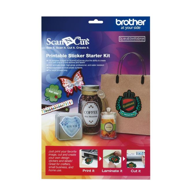 Hovedbilde Brother Printable Sticker Sheet Set CAPSS1