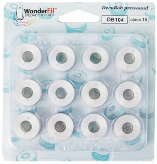 Hovedbilde Spoler med undertråd 12pk Wonderfil DecoBob