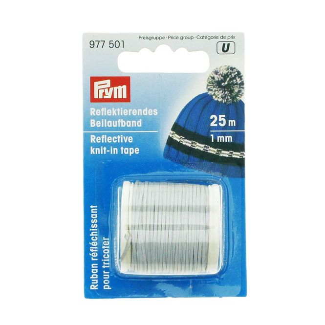 Hovedbilde Prym Reflekstråd 1mm 25m