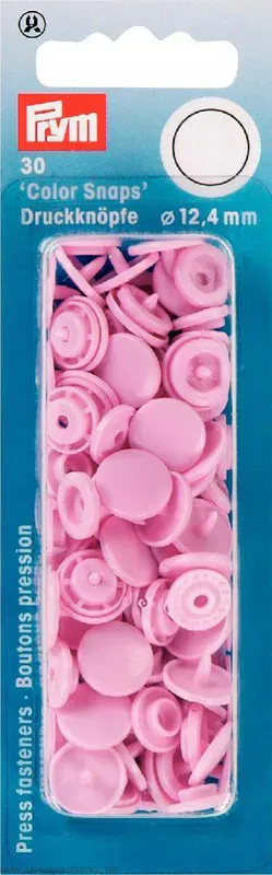 Prym Color Snaps Trykknapp 12,4mm 30 stk Runde