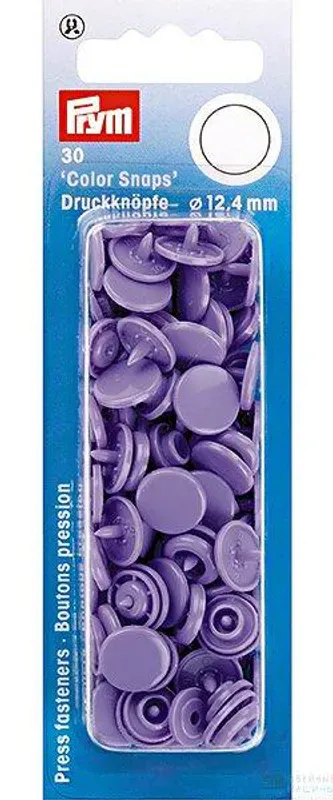 Prym Color Snaps Trykknapp 12,4mm 30 stk Runde