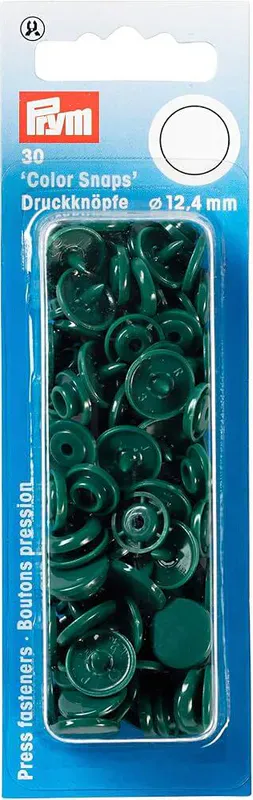 Prym Color Snaps Trykknapp 12,4mm 30 stk Runde